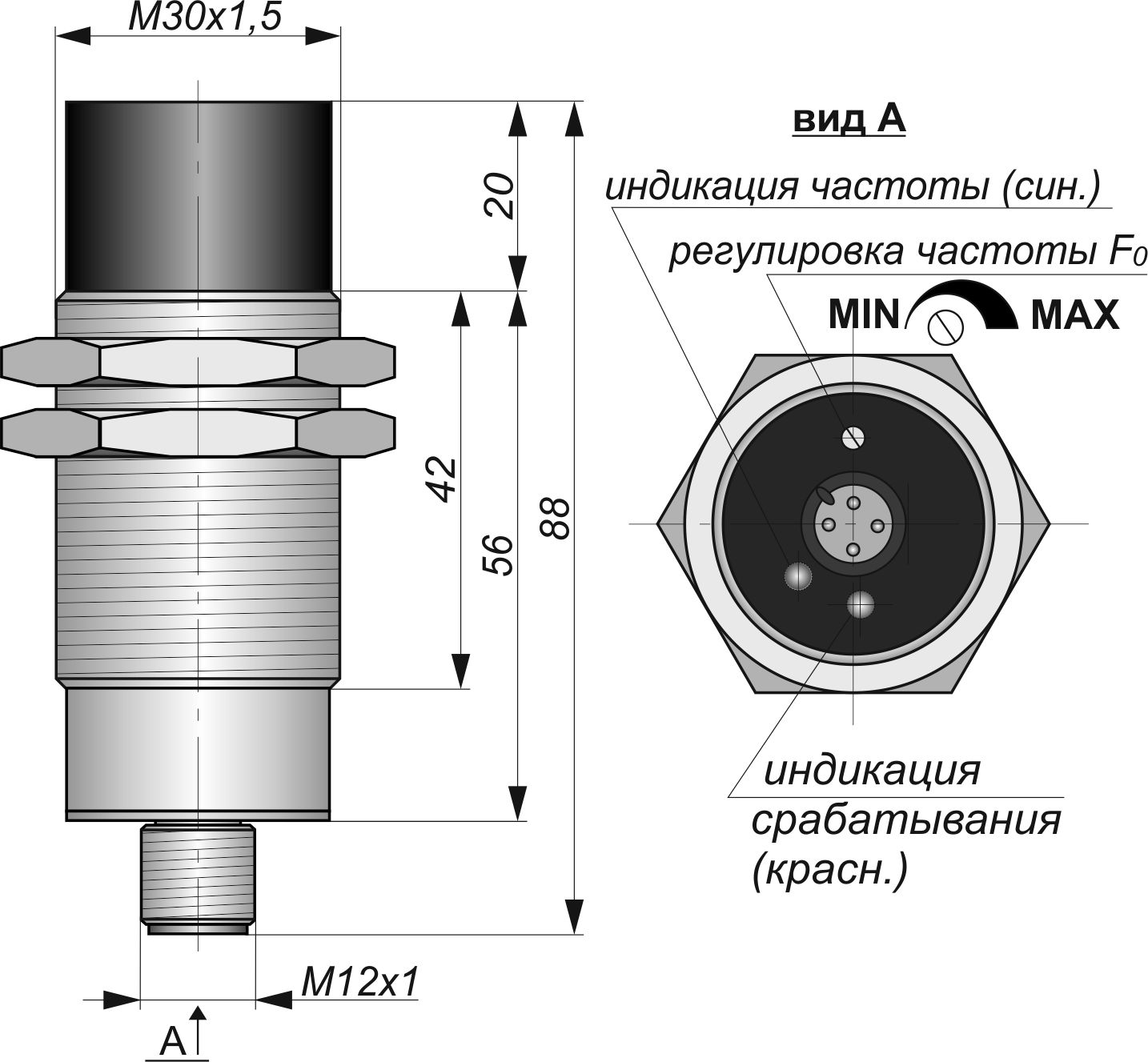 Габаритный чертеж