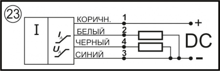 Датчик индуктивный бесконтактный ИДА28-I/U-PNP(Л63, НКУ)