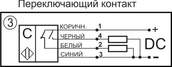 Датчик бесконтактный ёмкостный E07-NO/NC-PNP-K(Текаформ)